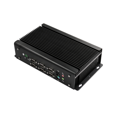 قیمت مناسب کامپیوتر صنعتی جاسازی شده بدون فن کم مصرف 9 ولت - 36 ولت پشتیبانی از POE 4 GbE RJ45 GPIO برخط