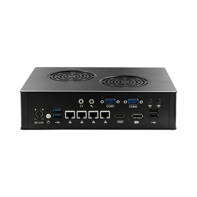 قیمت مناسب Windows 11 Pro Industrial Mini PC Intel Xeon-D D-1581 Computers 4 LAN Dual Video HDMI DP 4K برخط
