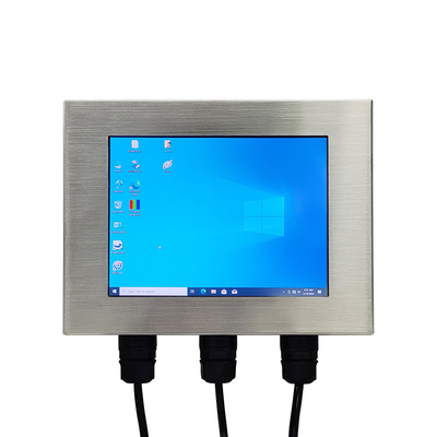 قیمت مناسب قاب فولاد ضد زنگ IP67 ضد آب پانل لمسی صنعتی PC در فضای باز نور خورشید قابل خواندن همه در یک صفحه نمایش لمسی برخط