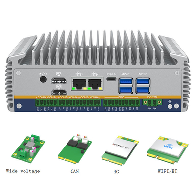 قیمت مناسب Core i5-1235U M.2 2280 SSD Industrial Mini PC با کیس آلومینیومی و شبکه 1*Intel I226-LM برخط