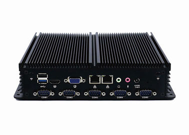 قیمت مناسب پردازنده اینتل BayTrial J1900 Embedded Automation Box PC 6 COM، 6 USB، 2 پورت اترنت برخط