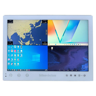 قیمت مناسب مانیتور لمسی ضد آب 17 اینچی با وضوح 1920x1200 و لمسی 10 نقطه ای برای کاربردهای صنعتی و دریایی برخط