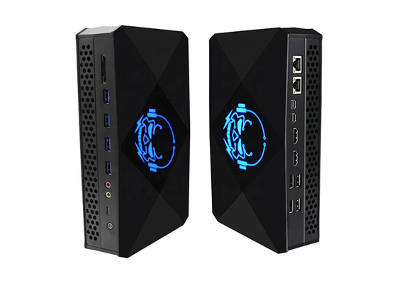 قیمت مناسب 8M Cache 14nm Nuc Industrial Mini PC PXE Win10 Pro I7 8709G Core برخط