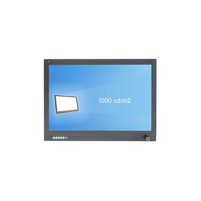 قیمت مناسب سنسور نور کمرنگ روشنایی LCD مانیتور IP65 با شیشه 2mm شیشه ای برخط