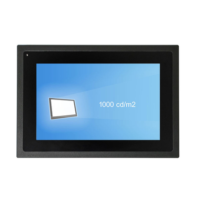 قیمت مناسب مانیتور لمسی DC12V مانیتور صنعتی تعبیه شده ضد گرد و غبار 1000 نیت برخط
