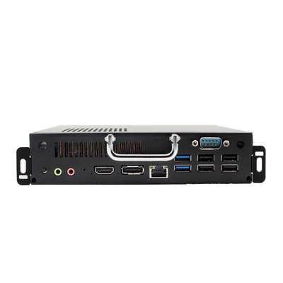 قیمت مناسب مینی کامپیوتر صنعتی آلیاژ آلومینیوم 4k Ops ضد گرد و غبار تعبیه شده برای تخته سفید برخط