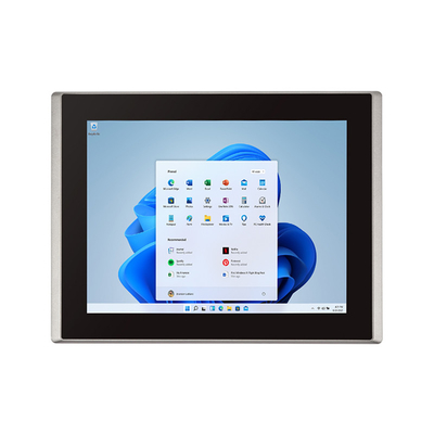 کامپیوتر 12.1 اینچی صنعتی همه در یک صفحه نمایش لمسی 1024x768 Celeron J4125 8 گیگابایت رم 256 گیگابایت SSD