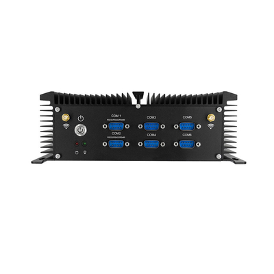 6 COM X86 Industrial Box Computer Intel Celeron J1900 Mini PC کامپیوتر جاسازی شده