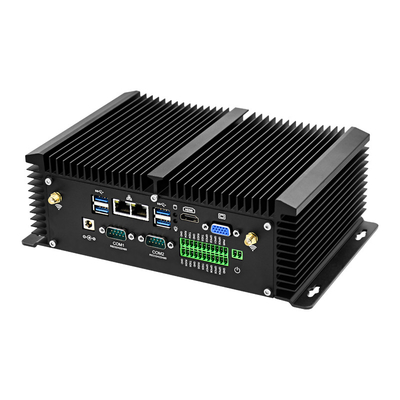کامپیوتر صنعتی بدون فن DC 9V - 36V USB GPIO VGA HDMI نمایش دوگانه با کنترل از راه دور