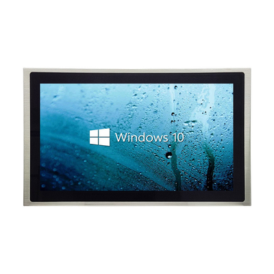 پانل فولاد ضد زنگ صنعتی PC IP67 کامل ضد آب 1000 Nits 2×IP67 USB
