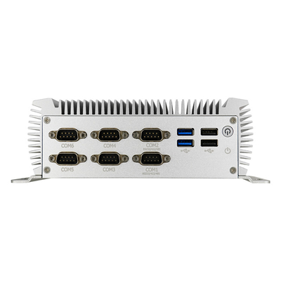 قیمت مناسب کامپکت صنعتی مینی پی سی بدون فن دو گیگابیت LAN DDR4 رم پشتیبانی از 2.5 SATA HDD SSD برخط