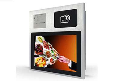 قیمت مناسب 12 اینچ پانل لمسی صنعتی PC / Industrial همه در یک صفحه نمایش لمسی صفحه نمایش RFID خوان برخط