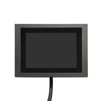 IP65 8 اینچ ضد آب مانیتور صنعتی نصب شده روی دیوار صفحه نمایش لمسی صاف ظرفیت واقعی رابط USB HDMI