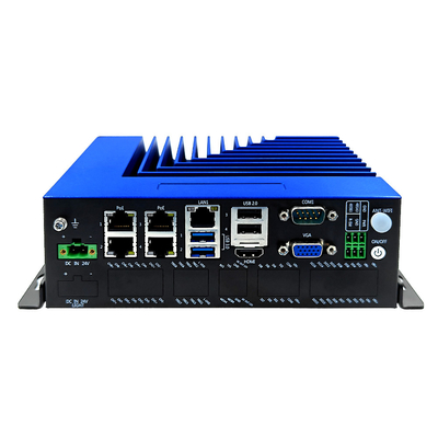 قیمت مناسب اینتل N95/N305 صنعتی مینی کامپیوتر با IO اختیاری و 4 * POE برای بازرسی بصری برخط