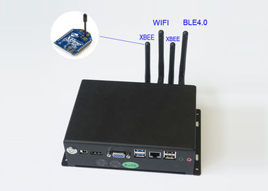 J1900 Processor Industrial Box PC With WiFi Bluetooth And 2 XBEE PRO S2C Modules