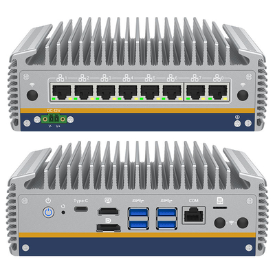 قیمت مناسب 14th Gen Core Ultra i5/i7 امنیت شبکه مینی PC 8*Intel I226 LAN X86 روتر فایروال صنعتی Pfsense مینی PC برخط