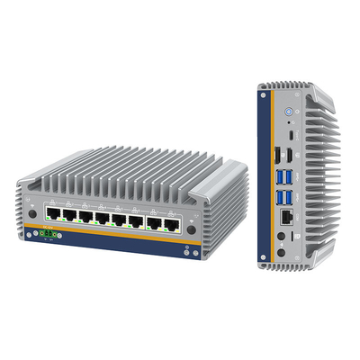 قیمت مناسب 14th Core Ultra I5/i7 پردازنده Mini PC 8 RJ45 I226 اترنت LAN کامپیوتر بدون فن Win11 اوبونتو پوشیدنی Pfsense نرم فایروال روتر برخط