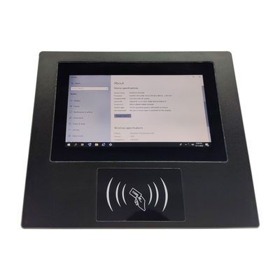 قیمت مناسب صفحه نمایش لمسی خازنی صنعتی 7 اینچی، کامپیوتر پنل یکپارچه Celeron J4125 با RFID دو فرکانسی برخط
