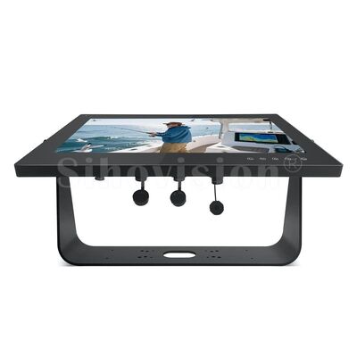 قیمت مناسب مانیتور لمسی ضد آب با روشنایی 1500 نیت IP67 ضد آب و 1920x1080 Full HD مانیتور لمسی LCD صنعتی برخط