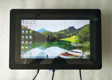 قیمت مناسب مانیتور 400 لایک LCD چند لمسی صفحه نمایش 1366x768 PCAP پیش بینی شده DC 12V 24V 10 اینچ برخط