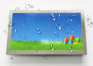 Fanless Industrial Touch Panel PC 21.5 '' Widescreen 1920 * 1080 Full IP65 Waterproof