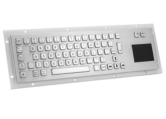 قیمت مناسب پایه رک کیبورد PS2 5VDC SS304 صنعتی فلزی با پد لمسی برخط