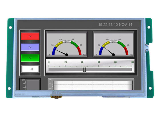 قیمت مناسب پنل نمایشگر ARM Core Smart TFT HMI 450cd/M2 Man Interface برخط