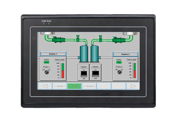 قیمت مناسب پنل نمایشگر 7 اینچی WinCE 400cd/M2 HMI 400nits 512MB حافظه 256MB Flash Plc Delta برخط