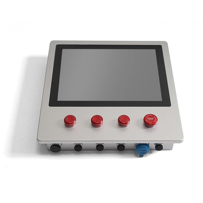 قیمت مناسب مانیتور LCD صنعتی 12.1 اینچی IP65 ضد آب با دکمه های CNC برخط
